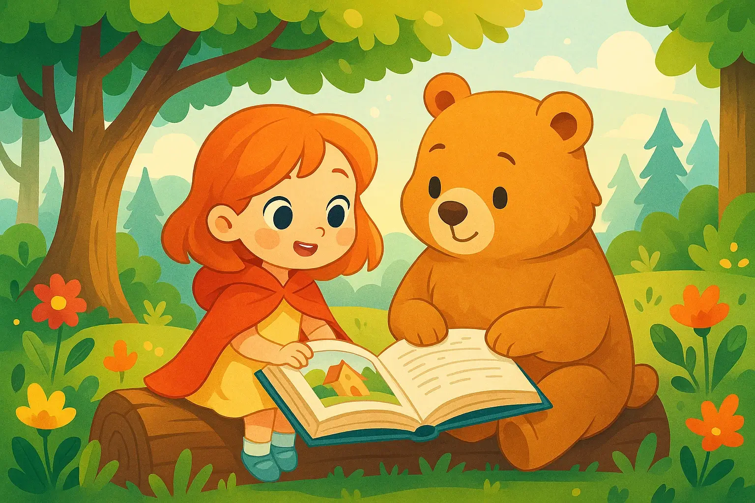 Illustrations de contes & livres enfants