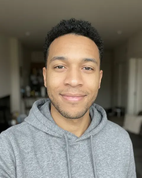The friend's selfie used as input